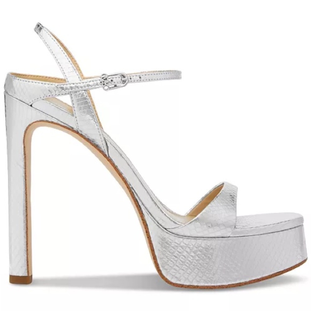 MICHAEL Michael Kors Women's Amara High Heel Platform Sandals Size 8M